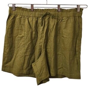 Green Penningtons Women's Linen-Blend Shorts